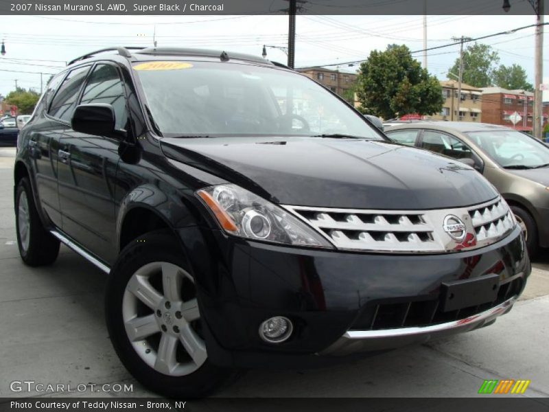 Super Black / Charcoal 2007 Nissan Murano SL AWD