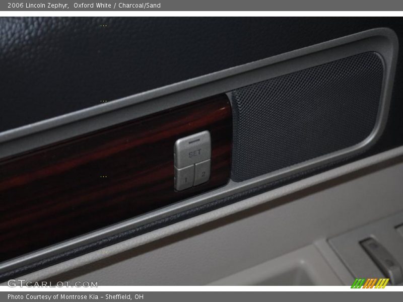 Oxford White / Charcoal/Sand 2006 Lincoln Zephyr