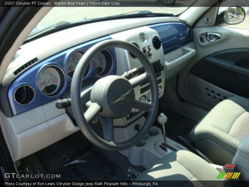 Marine Blue Pearl / Pastel Slate Gray 2007 Chrysler PT Cruiser