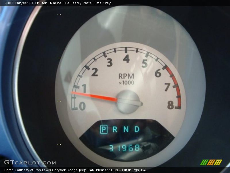 Marine Blue Pearl / Pastel Slate Gray 2007 Chrysler PT Cruiser