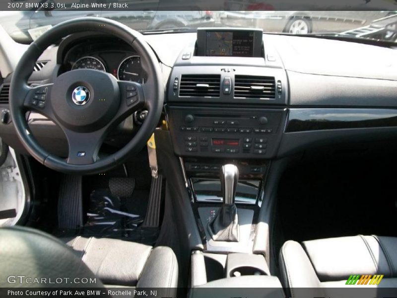 Alpine White / Black 2007 BMW X3 3.0si