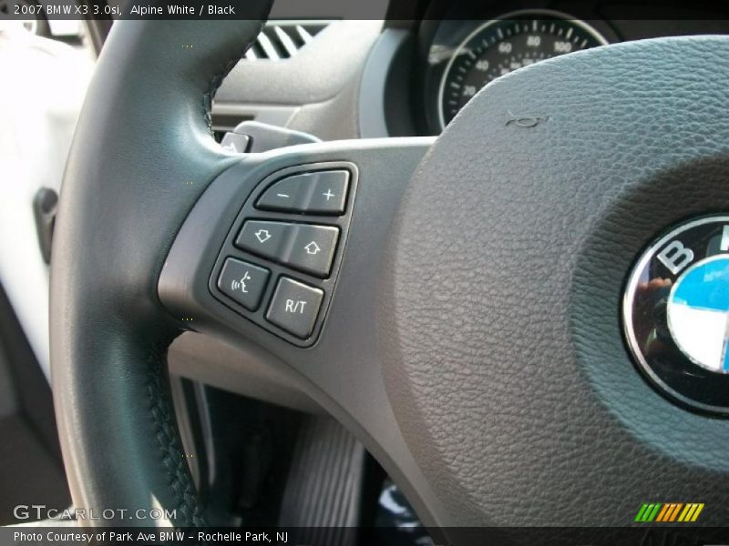 Alpine White / Black 2007 BMW X3 3.0si