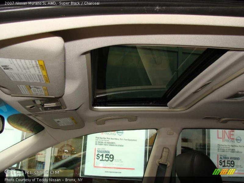 Super Black / Charcoal 2007 Nissan Murano SL AWD