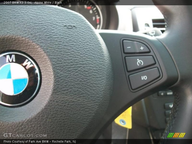 Alpine White / Black 2007 BMW X3 3.0si