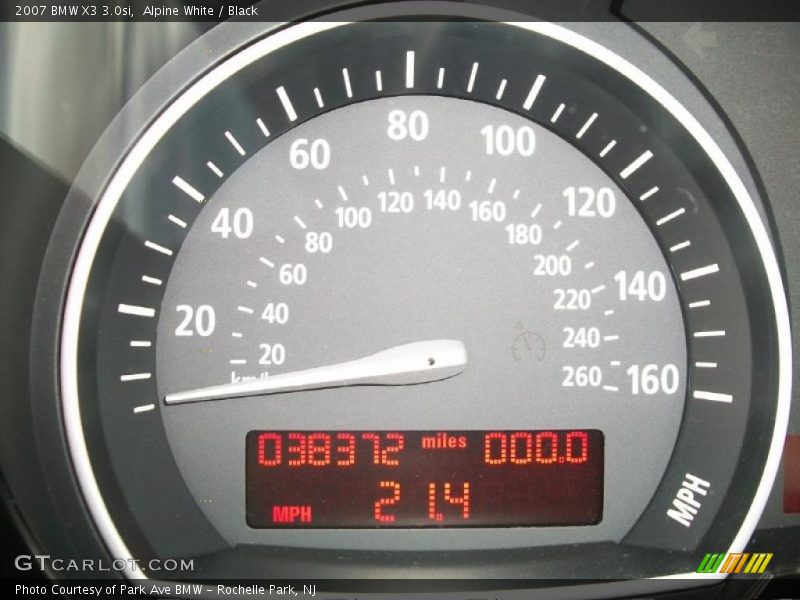 Alpine White / Black 2007 BMW X3 3.0si