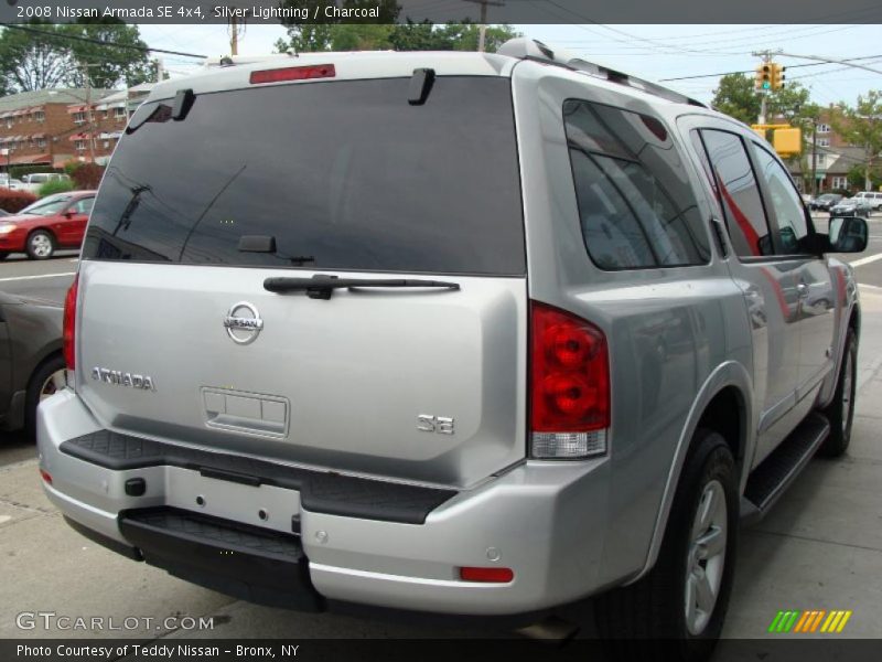 Silver Lightning / Charcoal 2008 Nissan Armada SE 4x4