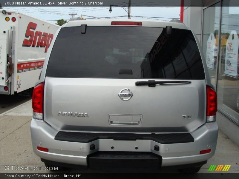 Silver Lightning / Charcoal 2008 Nissan Armada SE 4x4