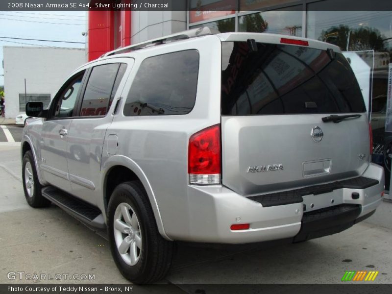 Silver Lightning / Charcoal 2008 Nissan Armada SE 4x4