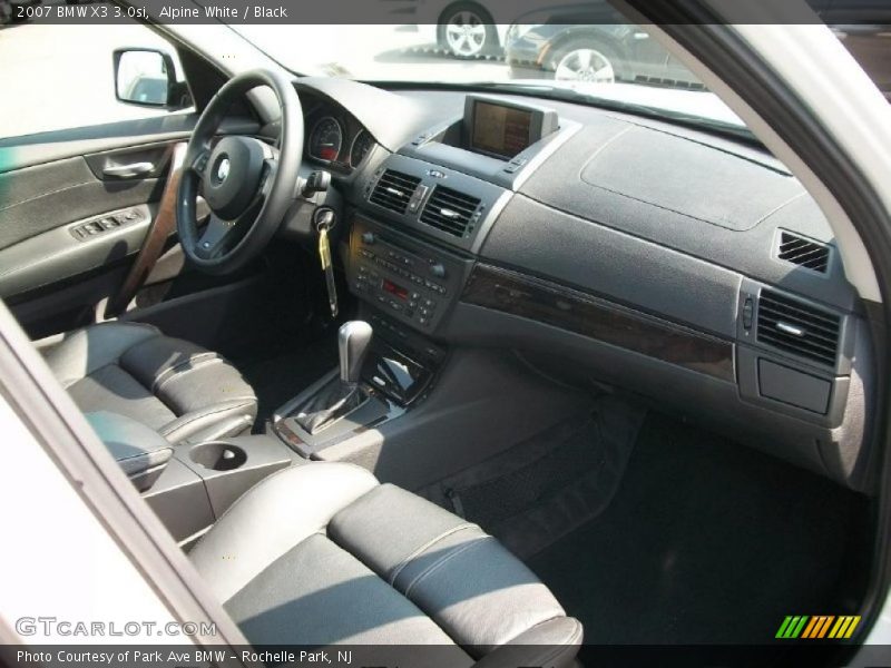 Alpine White / Black 2007 BMW X3 3.0si