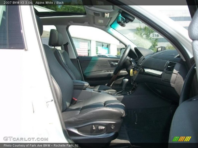 Alpine White / Black 2007 BMW X3 3.0si