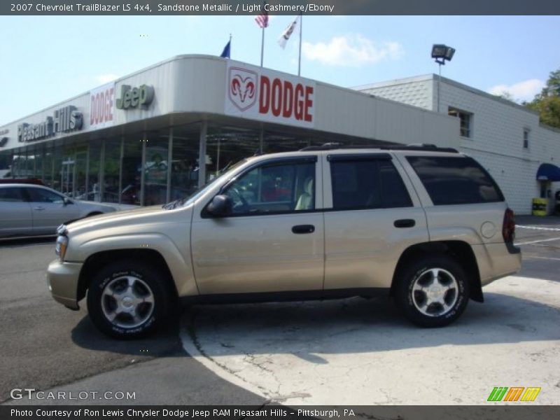 Sandstone Metallic / Light Cashmere/Ebony 2007 Chevrolet TrailBlazer LS 4x4