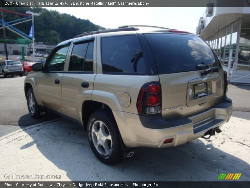 Sandstone Metallic / Light Cashmere/Ebony 2007 Chevrolet TrailBlazer LS 4x4