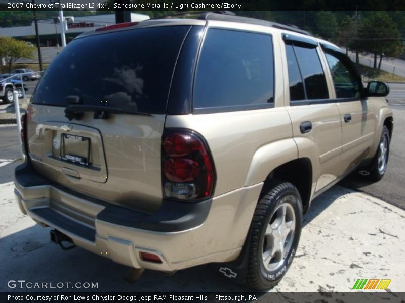 Sandstone Metallic / Light Cashmere/Ebony 2007 Chevrolet TrailBlazer LS 4x4