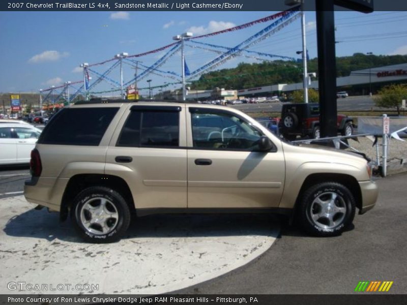 Sandstone Metallic / Light Cashmere/Ebony 2007 Chevrolet TrailBlazer LS 4x4