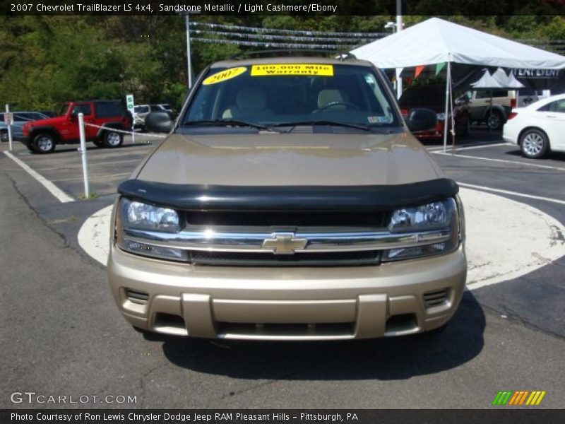 Sandstone Metallic / Light Cashmere/Ebony 2007 Chevrolet TrailBlazer LS 4x4