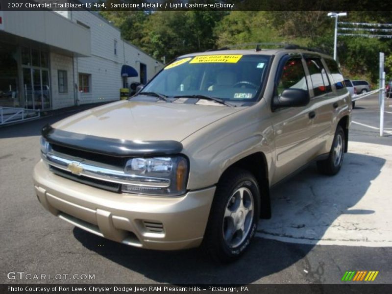 Sandstone Metallic / Light Cashmere/Ebony 2007 Chevrolet TrailBlazer LS 4x4