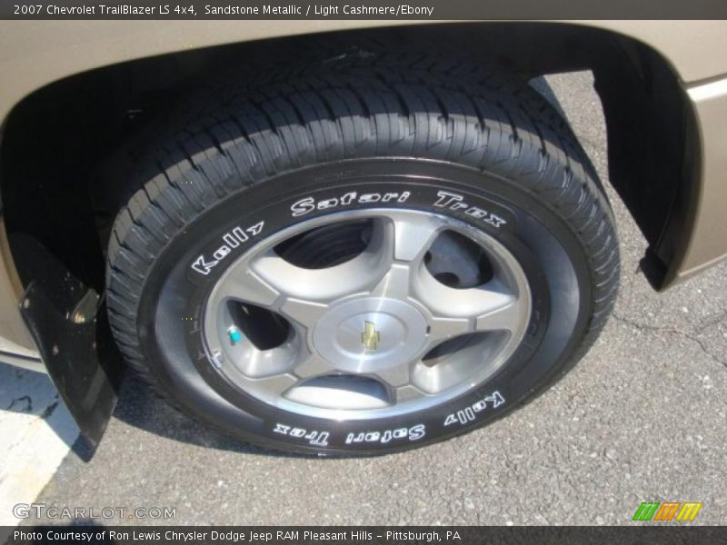 Sandstone Metallic / Light Cashmere/Ebony 2007 Chevrolet TrailBlazer LS 4x4