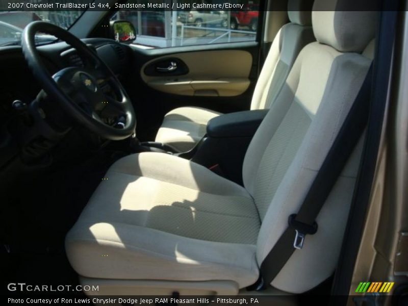 Sandstone Metallic / Light Cashmere/Ebony 2007 Chevrolet TrailBlazer LS 4x4
