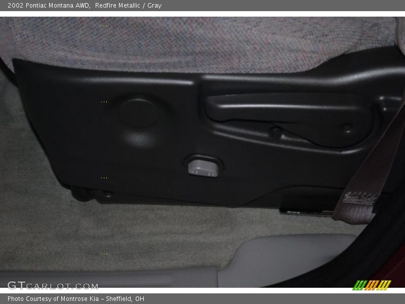 Redfire Metallic / Gray 2002 Pontiac Montana AWD