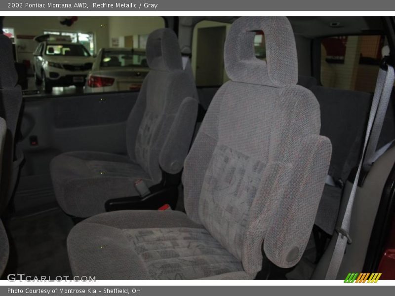 Redfire Metallic / Gray 2002 Pontiac Montana AWD
