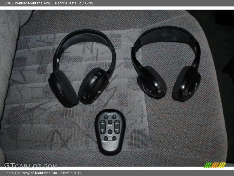 Redfire Metallic / Gray 2002 Pontiac Montana AWD