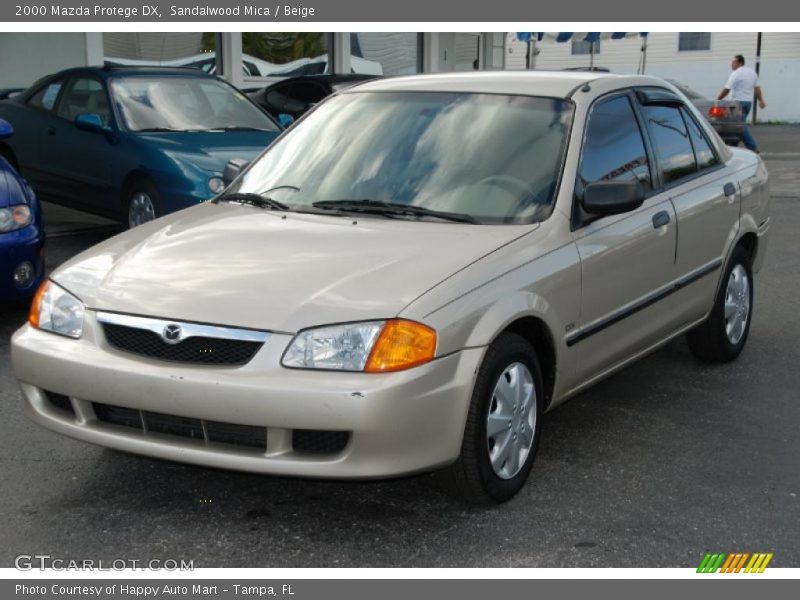 Sandalwood Mica / Beige 2000 Mazda Protege DX