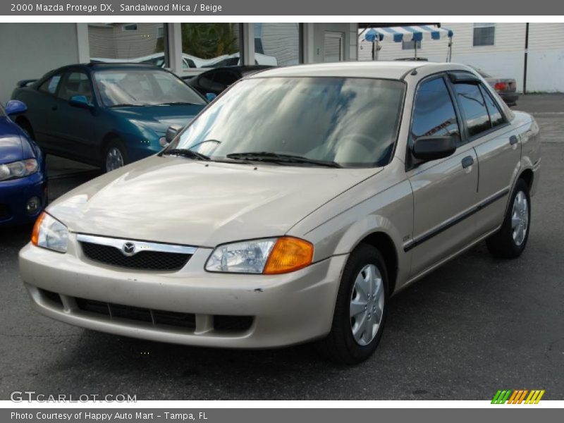 Sandalwood Mica / Beige 2000 Mazda Protege DX