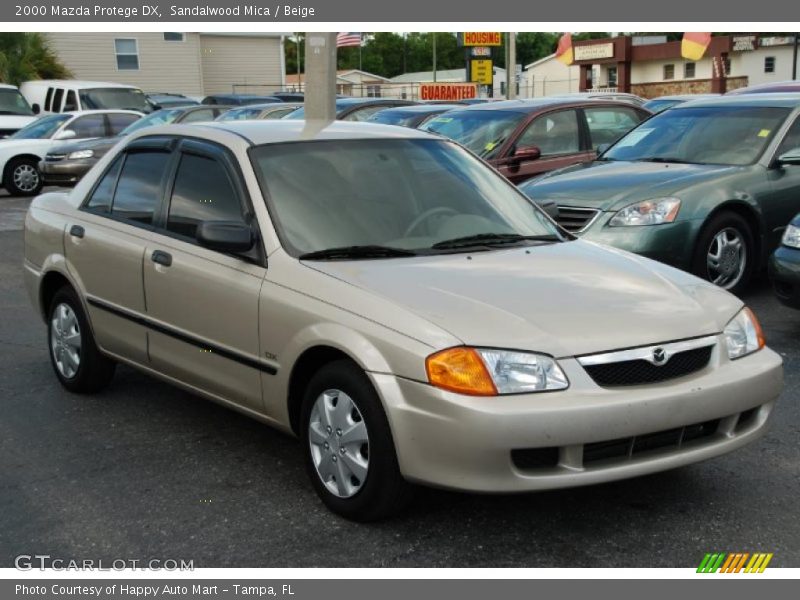Sandalwood Mica / Beige 2000 Mazda Protege DX