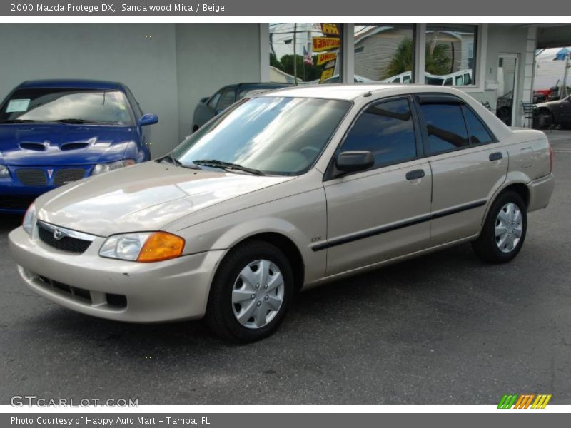 Sandalwood Mica / Beige 2000 Mazda Protege DX