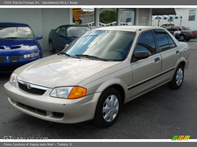 Sandalwood Mica / Beige 2000 Mazda Protege DX