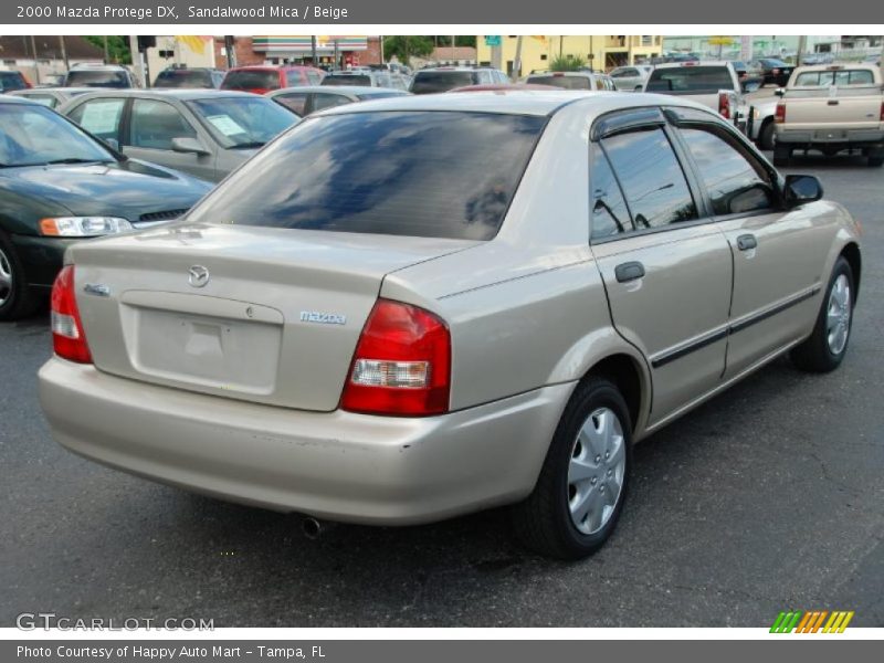 Sandalwood Mica / Beige 2000 Mazda Protege DX