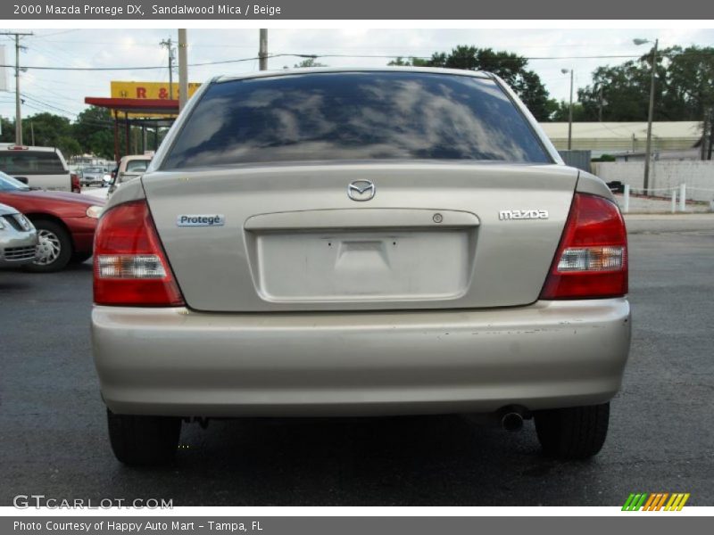 Sandalwood Mica / Beige 2000 Mazda Protege DX