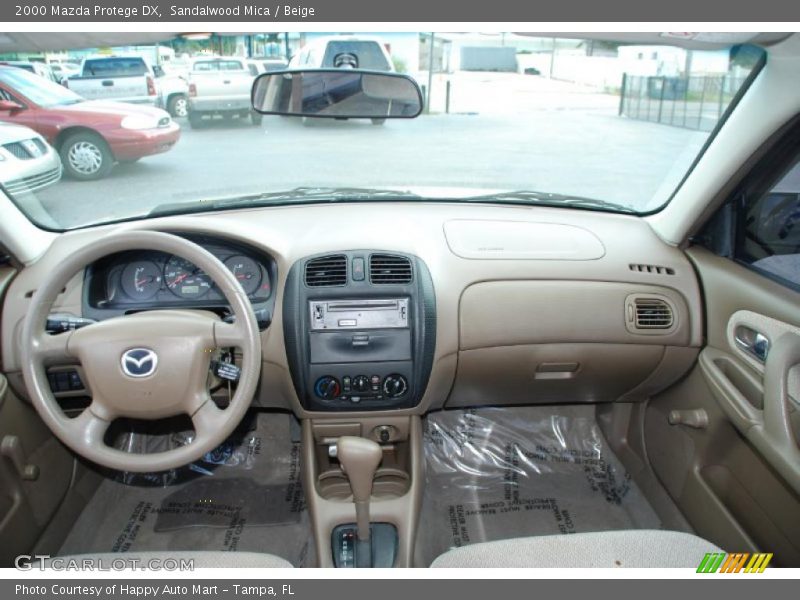 Sandalwood Mica / Beige 2000 Mazda Protege DX