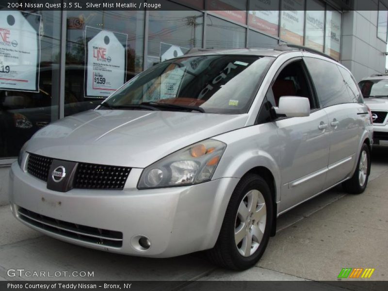 Silver Mist Metallic / Rouge 2004 Nissan Quest 3.5 SL