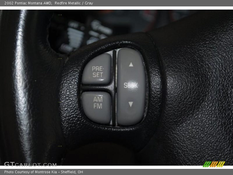 Redfire Metallic / Gray 2002 Pontiac Montana AWD