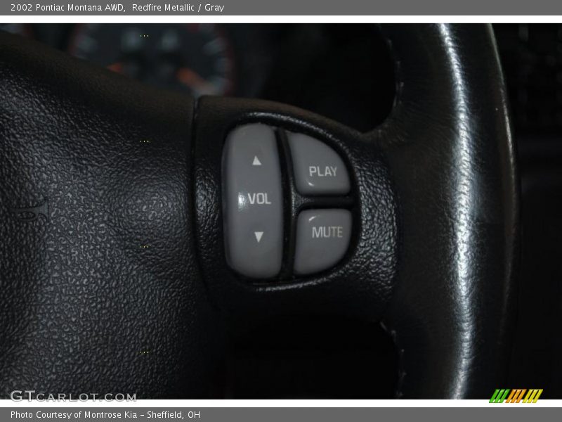 Redfire Metallic / Gray 2002 Pontiac Montana AWD