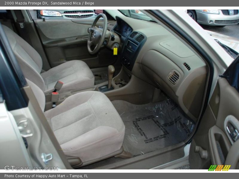 Sandalwood Mica / Beige 2000 Mazda Protege DX