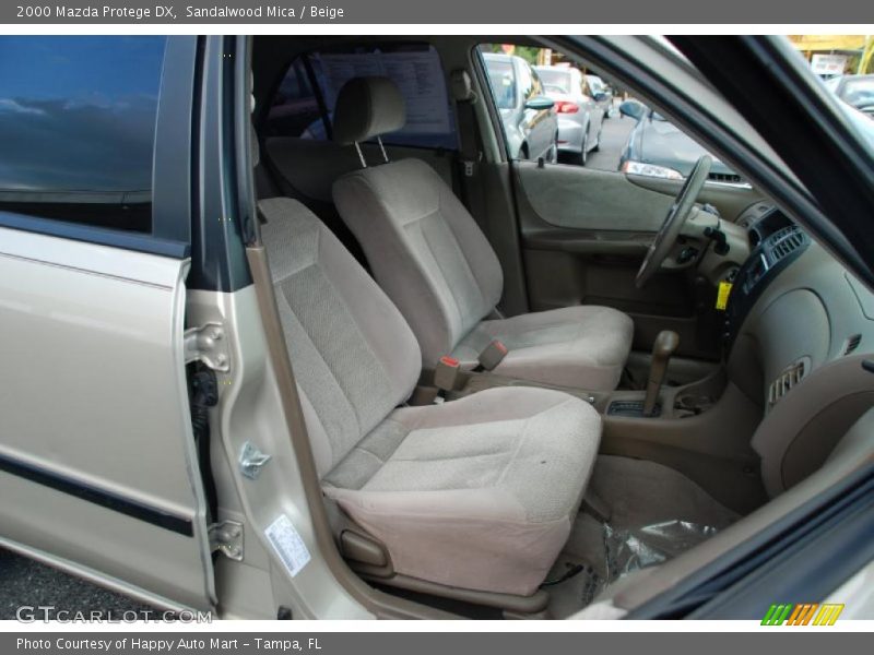 Sandalwood Mica / Beige 2000 Mazda Protege DX