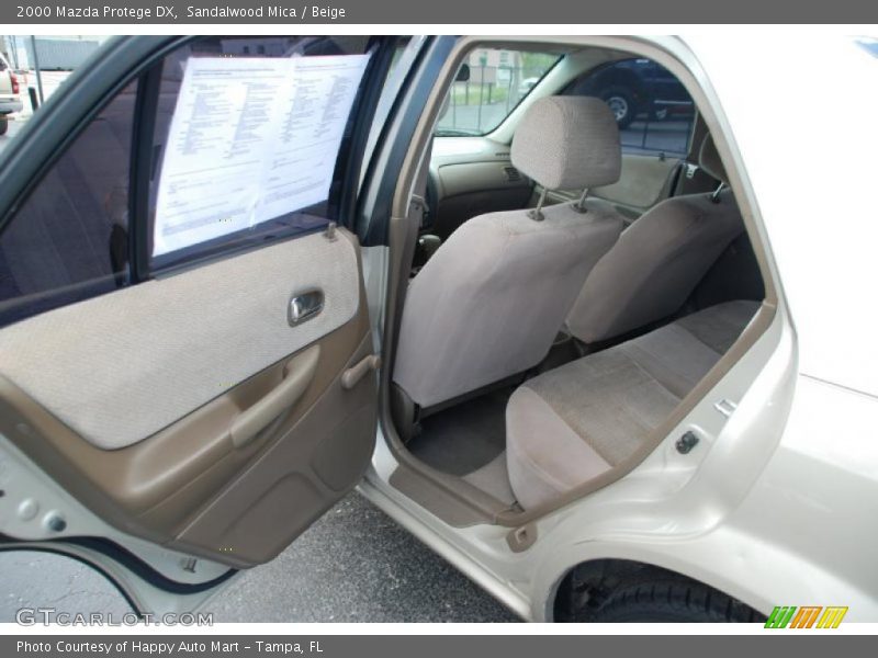 Sandalwood Mica / Beige 2000 Mazda Protege DX