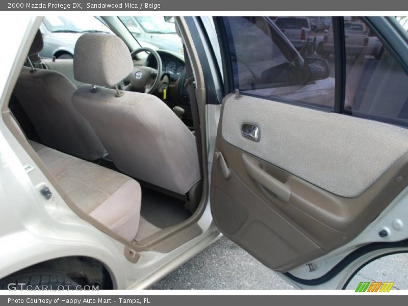 Sandalwood Mica / Beige 2000 Mazda Protege DX
