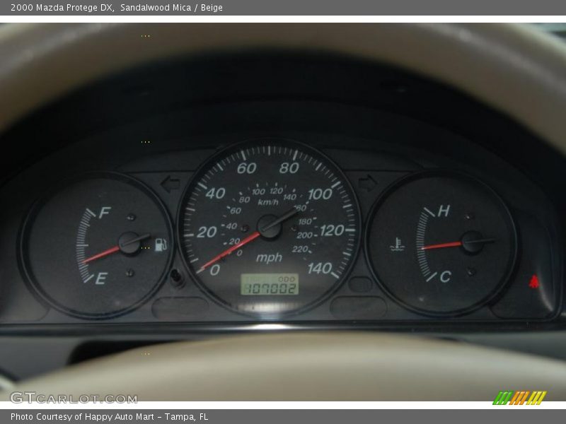 Sandalwood Mica / Beige 2000 Mazda Protege DX