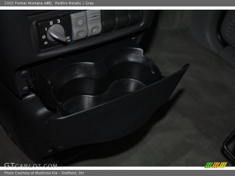 Redfire Metallic / Gray 2002 Pontiac Montana AWD
