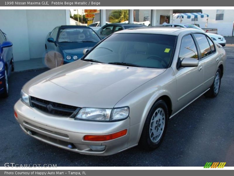 Pebble Beige Metallic / Beige 1998 Nissan Maxima GLE