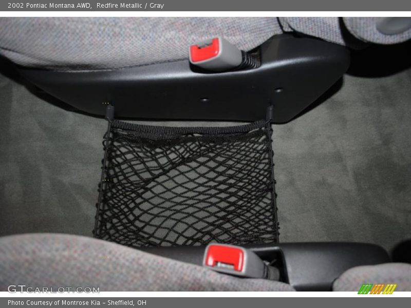 Redfire Metallic / Gray 2002 Pontiac Montana AWD