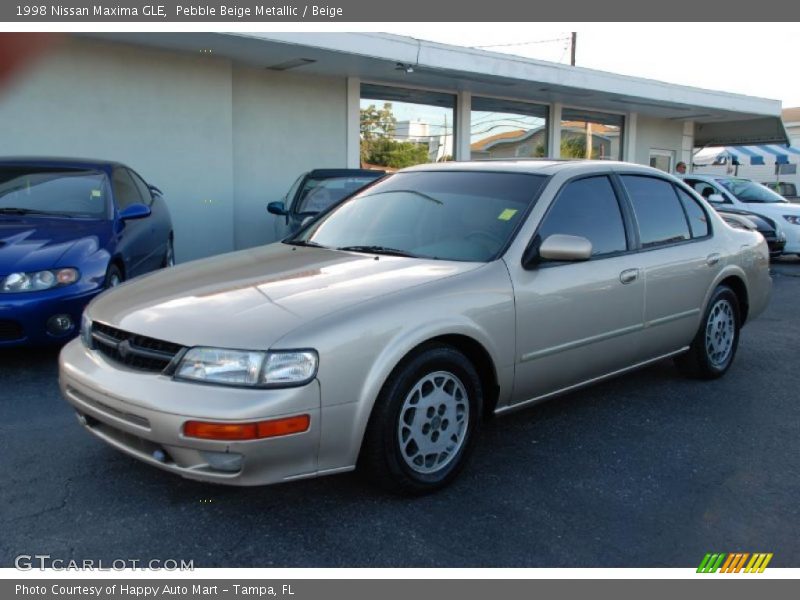Pebble Beige Metallic / Beige 1998 Nissan Maxima GLE
