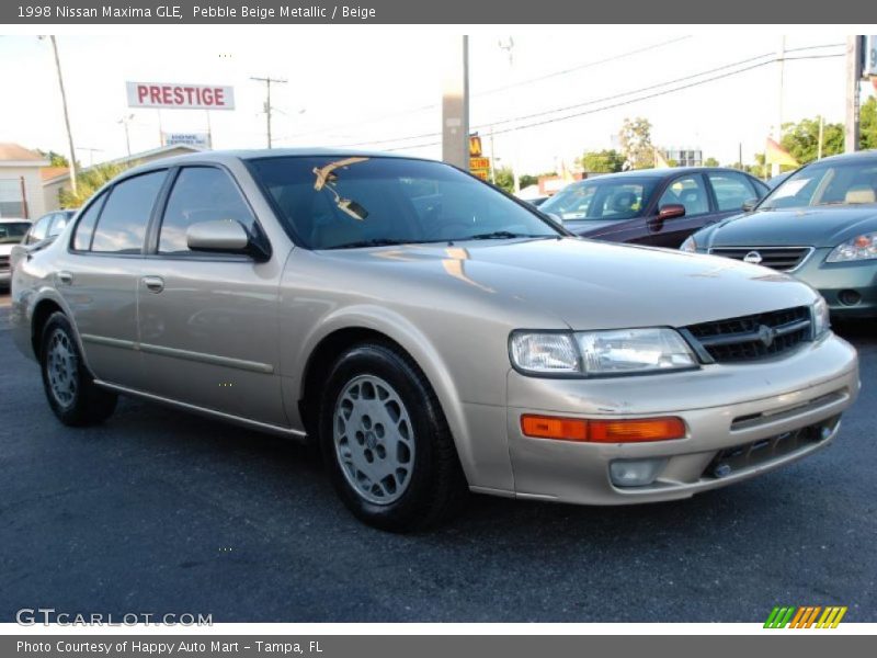 Pebble Beige Metallic / Beige 1998 Nissan Maxima GLE