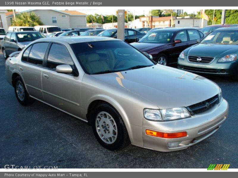 Pebble Beige Metallic / Beige 1998 Nissan Maxima GLE