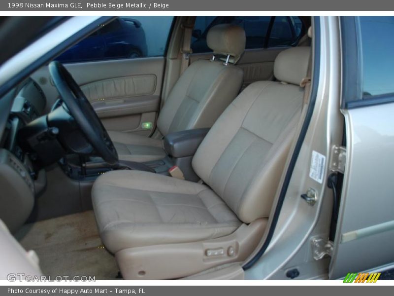 Pebble Beige Metallic / Beige 1998 Nissan Maxima GLE