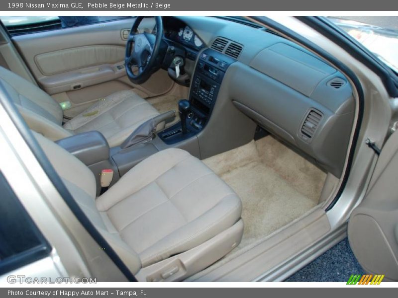 Pebble Beige Metallic / Beige 1998 Nissan Maxima GLE