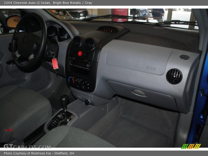 Bright Blue Metallic / Gray 2004 Chevrolet Aveo LS Sedan